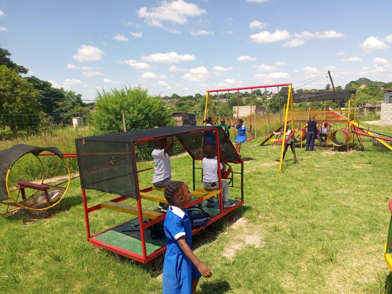 Private school learners in Bushbuckridge classroom